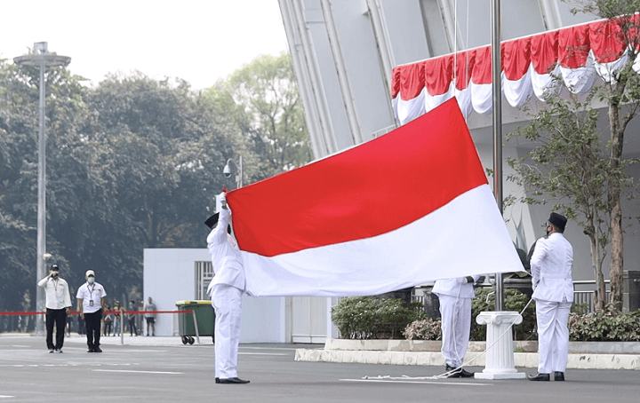 ilustrasi bendera Indonesia